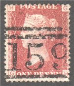 Great Britain Scott 33 Used Plate 148 - GH